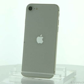 【中古】Apple(アップル) iPhone SE 第3世代 64GB スターライト MMYD3J／A SIMフリー 【377-ud】