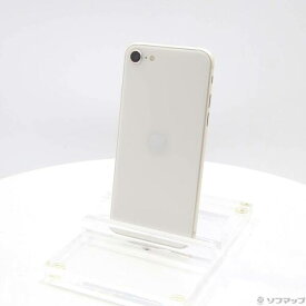 【中古】Apple(アップル) iPhone SE 第3世代 128GB スターライト MMYG3J／A SIMフリー 【377-ud】