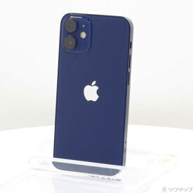 【中古】Apple(アップル) iPhone12 mini 256GB ブルー MGDV3J／A SIMフリー 【258-ud】