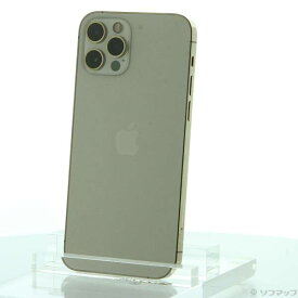 【中古】Apple(アップル) iPhone12 Pro 128GB ゴールド MGM73J／A SIMフリー 【344-ud】