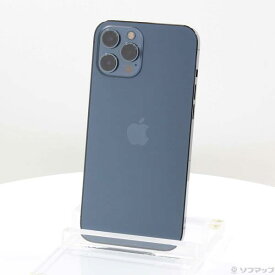 【中古】Apple(アップル) iPhone12 Pro Max 128GB パシフィックブルー 3H440J／A SIMフリー 【276-ud】