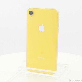 【中古】Apple(アップル) iPhoneXR 64GB イエロー MT082J／A SIMフリー 【368-ud】