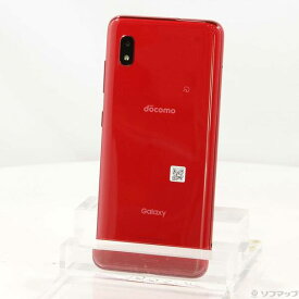 【中古】SAMSUNG(サムスン) GALAXY A20 32GB レッド SC-02M docomoロック解除SIMフリー 【344-ud】