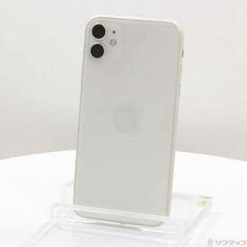 【中古】Apple(アップル) iPhone11 128GB ホワイト MWM22J／A SoftBank 【262-ud】