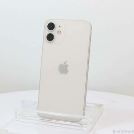 【中古】Apple(アップル) iPhone12 mini 128GB ホワイト MGDM3J／A SIMフリー 【262-ud】