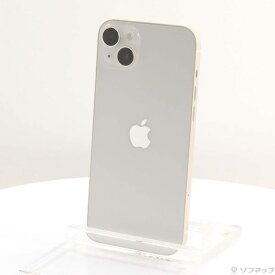 【中古】Apple(アップル) iPhone14 Plus 256GB スターライト MQ4L3J／A SIMフリー 【377-ud】