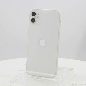 【中古】Apple(アップル) iPhone11 128GB ホワイト NWM22J／A SoftBank 【258-ud】