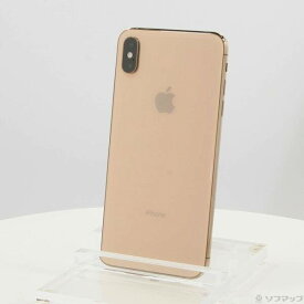 【中古】Apple(アップル) iPhoneXS Max 64GB ゴールド MT6T2J／A SIMフリー 【262-ud】