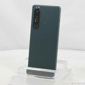 【中古】SONY(ソニー) Xperia 1 III 512GB フロストグリーン XQ-BC42 SIMフリー 【198-ud】