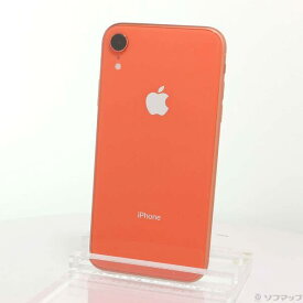 【中古】Apple(アップル) iPhoneXR 64GB コーラル MT0A2J／A SIMフリー 【276-ud】