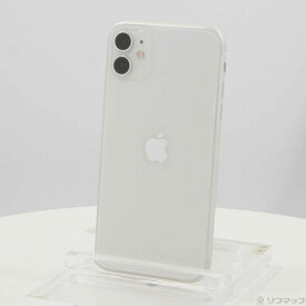 【中古】Apple(アップル) iPhone11 64GB ホワイト MWLU2J／A SIMフリー 【269-ud】