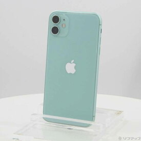 【中古】Apple(アップル) iPhone11 128GB グリーン MWM62J／A SIMフリー 【262-ud】