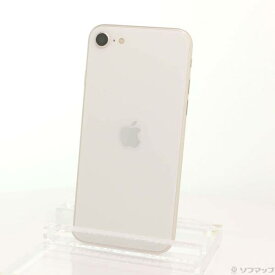 【中古】Apple(アップル) iPhone SE 第3世代 64GB スターライト MMYD3J／A SIMフリー 【269-ud】