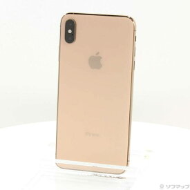 【中古】Apple(アップル) iPhoneXS Max 64GB ゴールド MT6T2J／A SIMフリー 【276-ud】