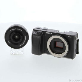 【中古】SONY(ソニー) α6400 ILCE-6400L パワーズームレンズキット ブラック 【377-ud】