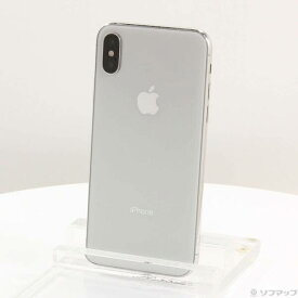 【中古】Apple(アップル) iPhoneX 256GB シルバー MQC22J／A SoftBank 【348-ud】