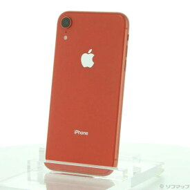 【中古】Apple(アップル) iPhoneXR 64GB コーラル MT0A2J／A SIMフリー 【352-ud】
