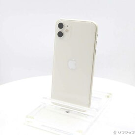 【中古】Apple(アップル) iPhone11 128GB ホワイト NWM22J／A SIMフリー 【348-ud】