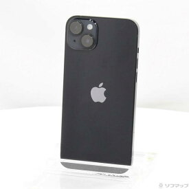 【中古】Apple(アップル) iPhone14 Plus 256GB ミッドナイト NQ4J3J／A SIMフリー 【344-ud】