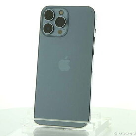 【中古】Apple(アップル) iPhone13 Pro Max 256GB シエラブルー MLJD3J／A SIMフリー 【252-ud】