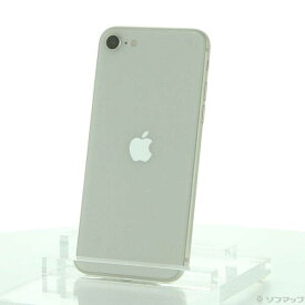 【中古】Apple(アップル) iPhone SE 第3世代 256GB スターライト MMYK3J／A SIMフリー 【252-ud】