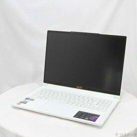 【中古】MSI(エムエスアイ) 〔展示品〕 Stealth 16 Studio Stealth-16Studio-A13VF-759JP ホワイト 【348-ud】