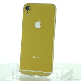 【中古】Apple(アップル) iPhoneXR 64GB イエロー MT082J／A SIMフリー 【276-ud】