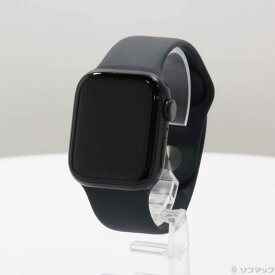【中古】Apple(アップル) Apple Watch Series 8 GPS 41mm ミッドナイトアルミニウムケース ミッドナイトスポーツバンド 【262-ud】