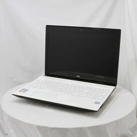 【中古】NEC(エヌイーシー) 格安安心パソコン LaVie Note Standard NS350／GAW PC-NS350GAW クリスタルホワイト 〔Windows 10〕 【276-ud】