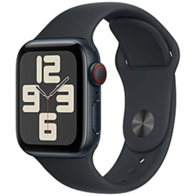 【中古】Apple(アップル) 〔展示品〕 Apple Watch SE 第2世代 GPS 40mm ミッドナイトアルミニウムケース ミッドナイトスポーツバンド 【258-ud】