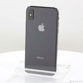 【中古】Apple(アップル) iPhoneXS 64GB スペースグレイ MTAW2J／A SIMフリー 【258-ud】