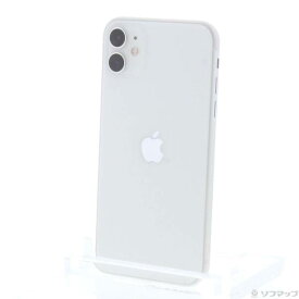 【中古】Apple(アップル) iPhone11 128GB ホワイト MWM22J／A SoftBank 【384-ud】