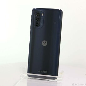 【中古】Motorola(モトローラ) moto g52j 5G II 128GB インクブラック PATM0004JP SIMフリー 【269-ud】