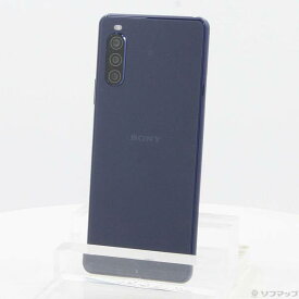 【中古】SONY(ソニー) Xperia 10 II 64GB ブルー SOSAP4 Y!mobile 【258-ud】