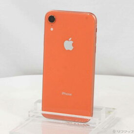 【中古】Apple(アップル) iPhoneXR 64GB コーラル NT0A2J／A SIMフリー 【262-ud】