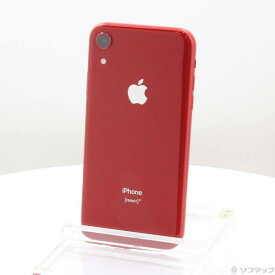 【中古】Apple(アップル) iPhoneXR 64GB プロダクトレッド MT062J／A SIMフリー 【262-ud】