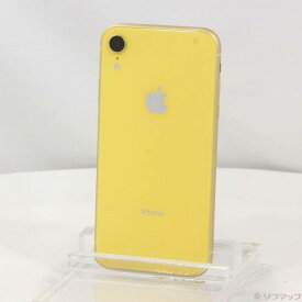 【中古】Apple(アップル) iPhoneXR 64GB イエロー MT082J／A SIMフリー 【247-ud】