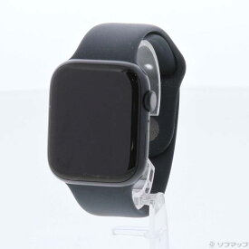 【中古】Apple(アップル) Apple Watch Series 7 GPS 45mm ミッドナイトアルミニウムケース ミッドナイトスポーツバンド 【371-ud】