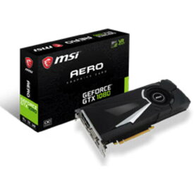 【中古】MSI(エムエスアイ) MSI GeForce GTX 1080 AERO 8G OC 【262-ud】