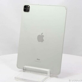【中古】Apple(アップル) iPad Pro 11インチ 第3世代 128GB シルバー MHW63J／A SIMフリー 【371-ud】