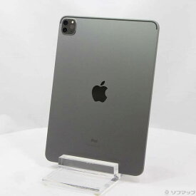 【中古】Apple(アップル) iPad Pro 11インチ 第3世代 128GB スペースグレイ MHQR3J／A Wi-Fi 【371-ud】