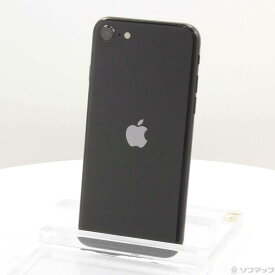 【中古】Apple(アップル) iPhone SE 第2世代 64GB ブラック MHGP3J／A SIMフリー 【305-ud】