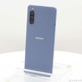 【中古】SONY(ソニー) Xperia 10 III 128GB ブルー SOSAR3 Y!mobile 【305-ud】