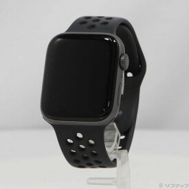 【中古】Apple(アップル) Apple Watch Series 4 Nike+ GPS 44mm スペースグレイアルミニウムケース アンスラサイト／ブラックNikeスポーツバンド 【262-ud】