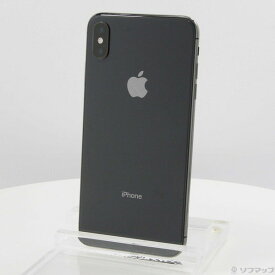 【中古】Apple(アップル) iPhoneXS Max 256GB スペースグレイ MT6U2J／A SIMフリー 【276-ud】