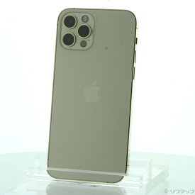 【中古】Apple(アップル) iPhone12 Pro 128GB ゴールド MGM73J／A SIMフリー 【348-ud】