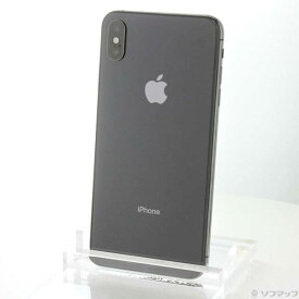 【中古】Apple(アップル) iPhoneXS Max 256GB スペースグレイ MT6U2J／A SIMフリー 【371-ud】