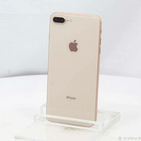 【中古】Apple(アップル) iPhone8 Plus 64GB ゴールド MQ9M2J／A SoftBank 【384-ud】