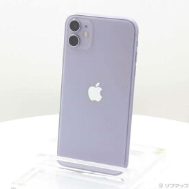 【中古】Apple(アップル) iPhone11 128GB パープル MWM52J／A SIMフリー 【247-ud】