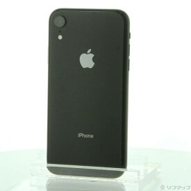 【中古】Apple(アップル) iPhoneXR 64GB ブラック NT002J／A SIMフリー 【377-ud】